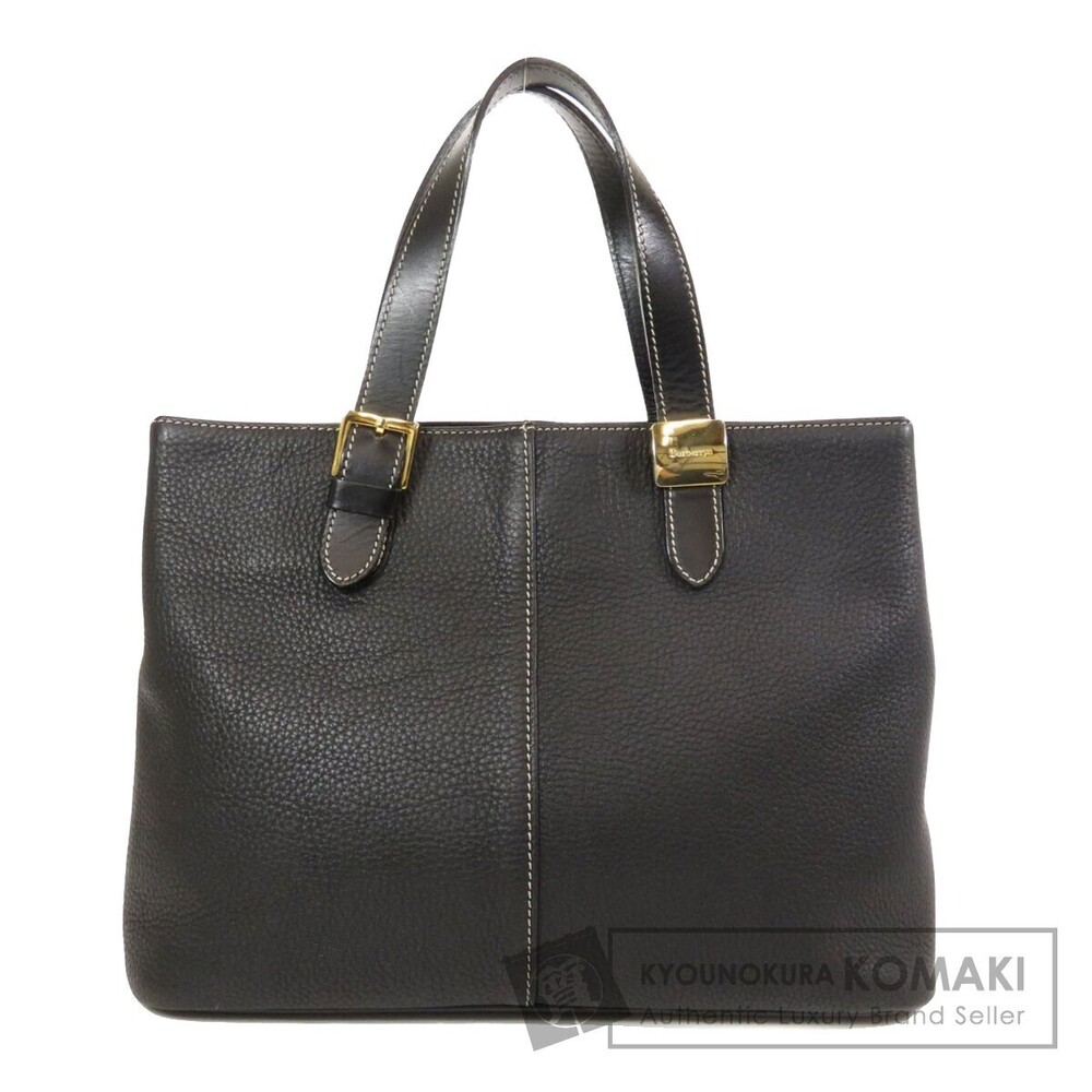 Burberry logo tote bag calfskin